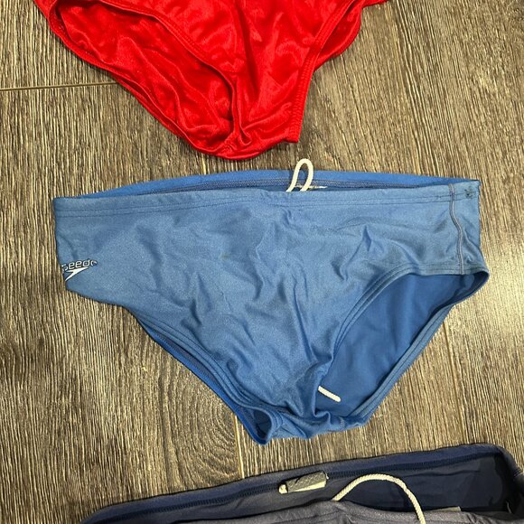Men’s Swim Brief Lot – 3 Pairs – Speedo & Wrangler – Sizes 32 & 36 - Picture 4 of 7